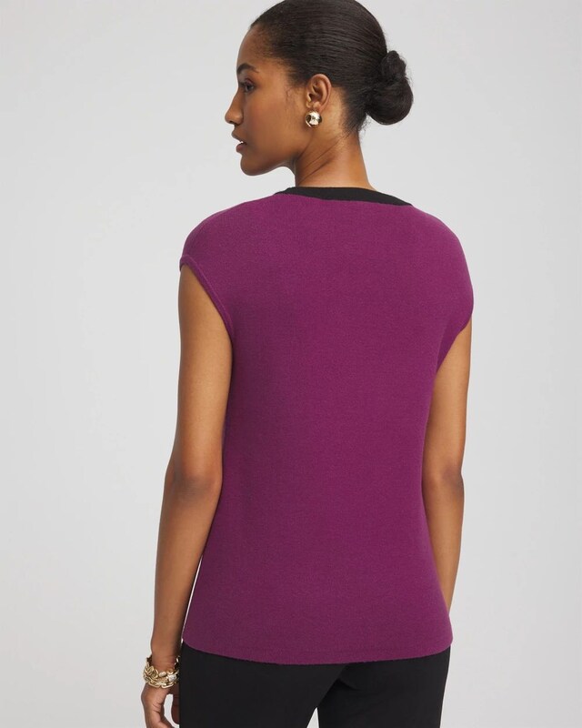 Travelers Collection Contrast Sweater - image 3